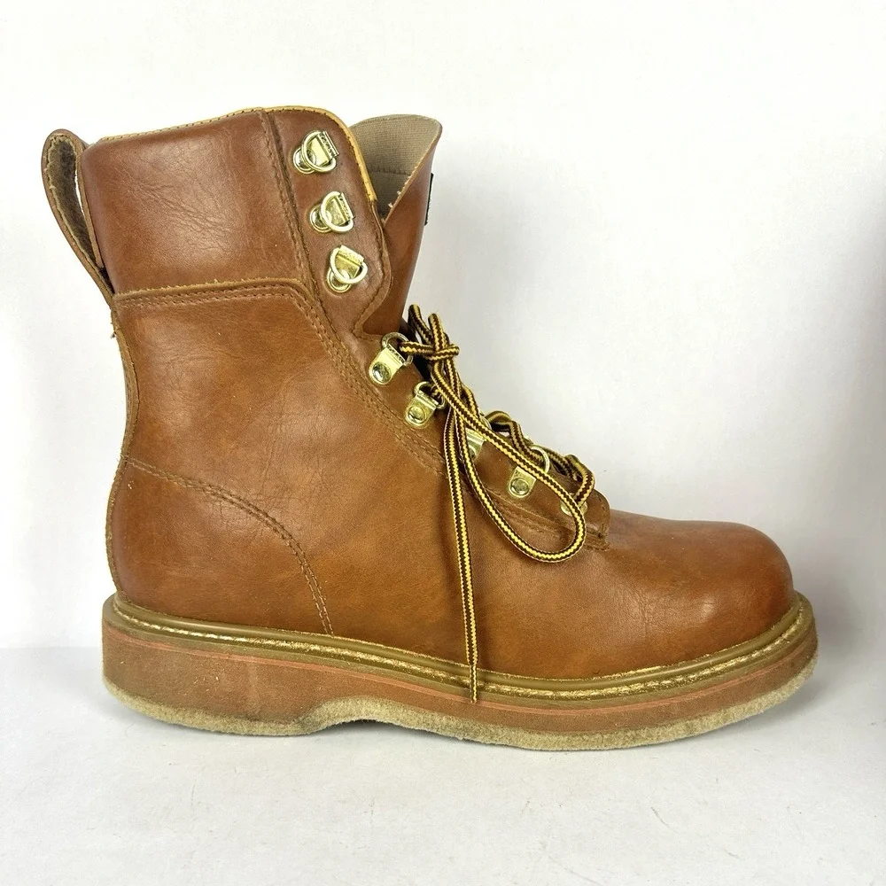 Cabela's Brown Felt Bottom Fly Fishing Wading Boots Mens Size 10